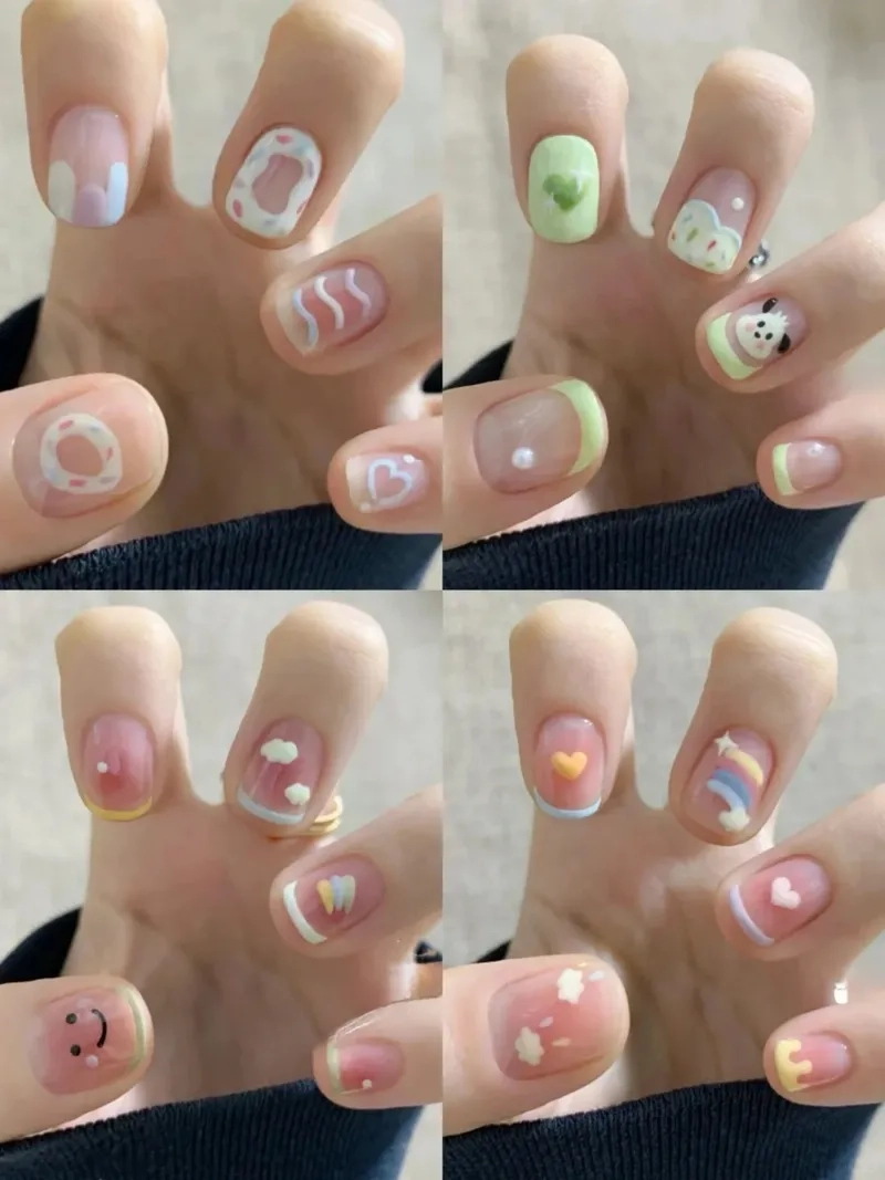 Phong cách chuẩn dành cho bạn với những mẫu nail dành cho học sinh