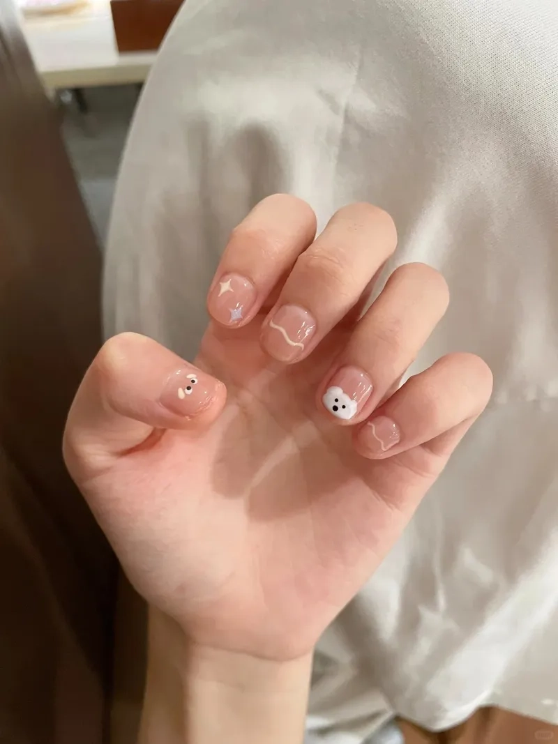 Tinh tế và nhẹ nhàng với mẫu móng nhẹ nhàng đi học chuẩn gu học sinh