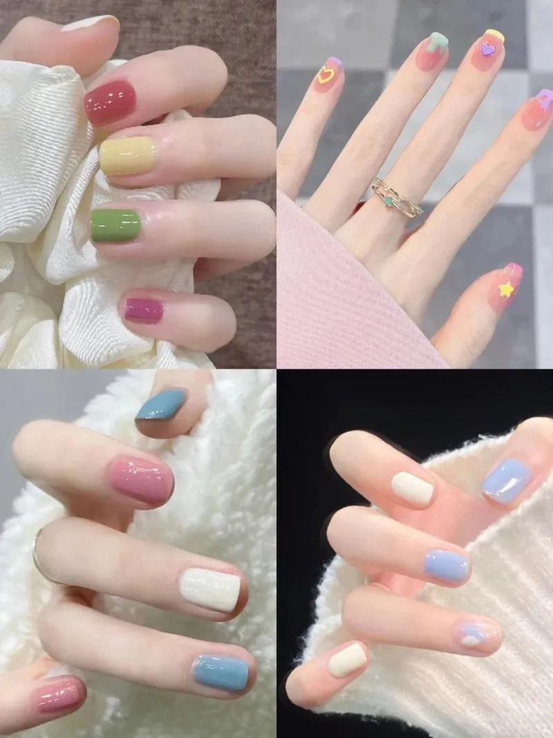 Mẫu mới tinh tế là mẫu móng tay đơn giản mà đẹp