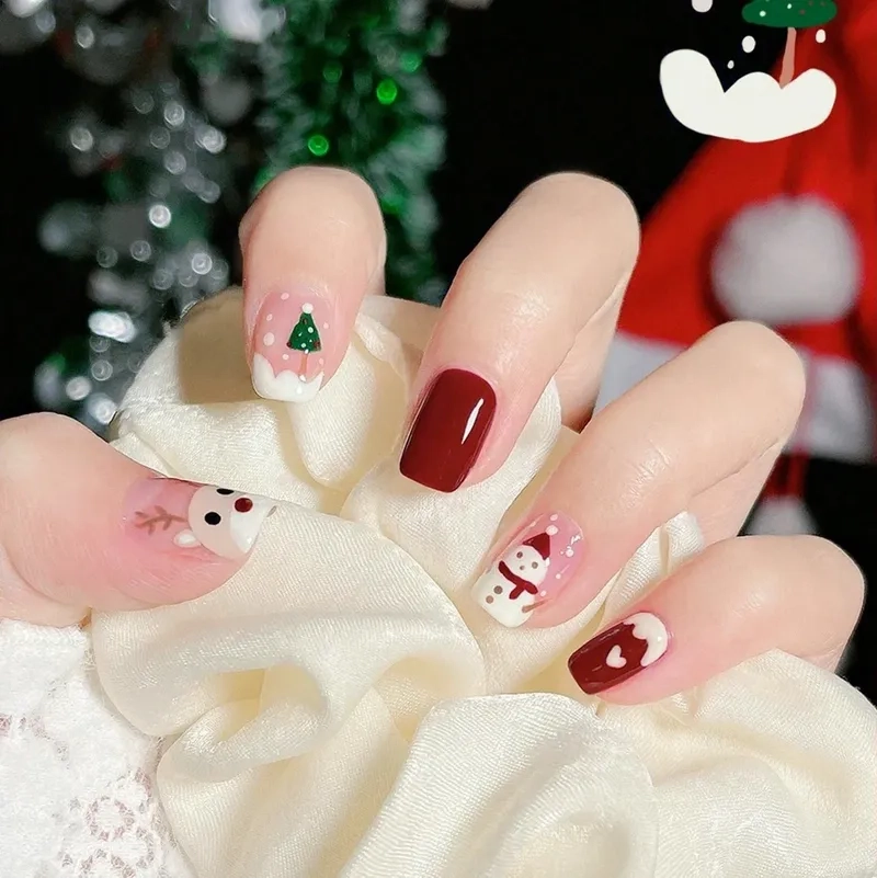 Khám phá mẫu nail đẹp cho giáng sinh để thêm phần lung linh