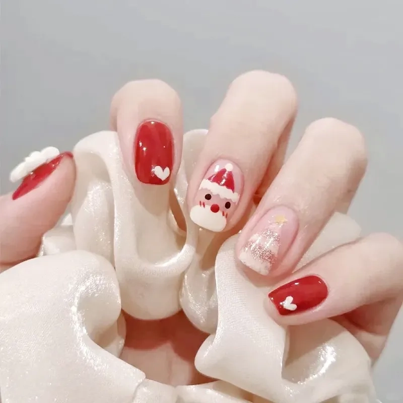 Hòa cùng không khí vui tươi với nail cho giáng sinh nổi bật