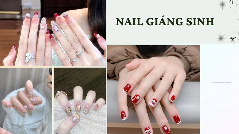 Mẫu nail giáng sinh ấn tượng cho mùa lễ hội