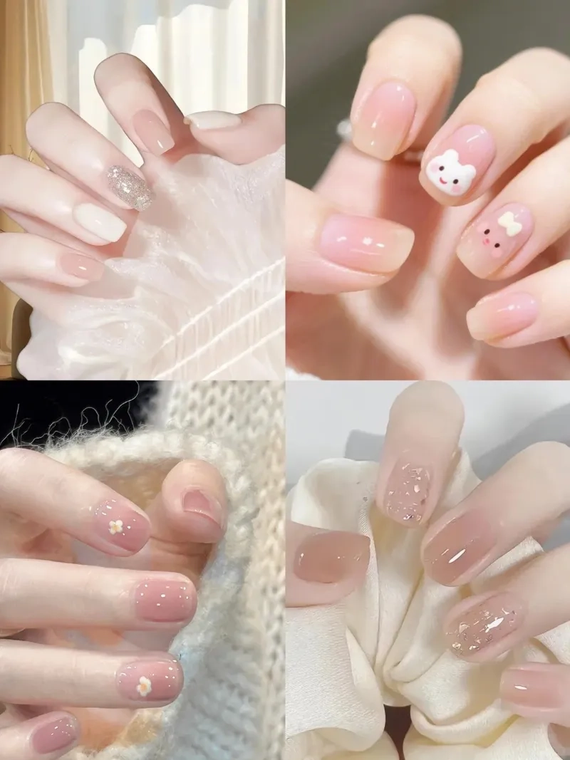 Đậm chất dễ thương với nail hàn quốc dễ thương đáng yêu