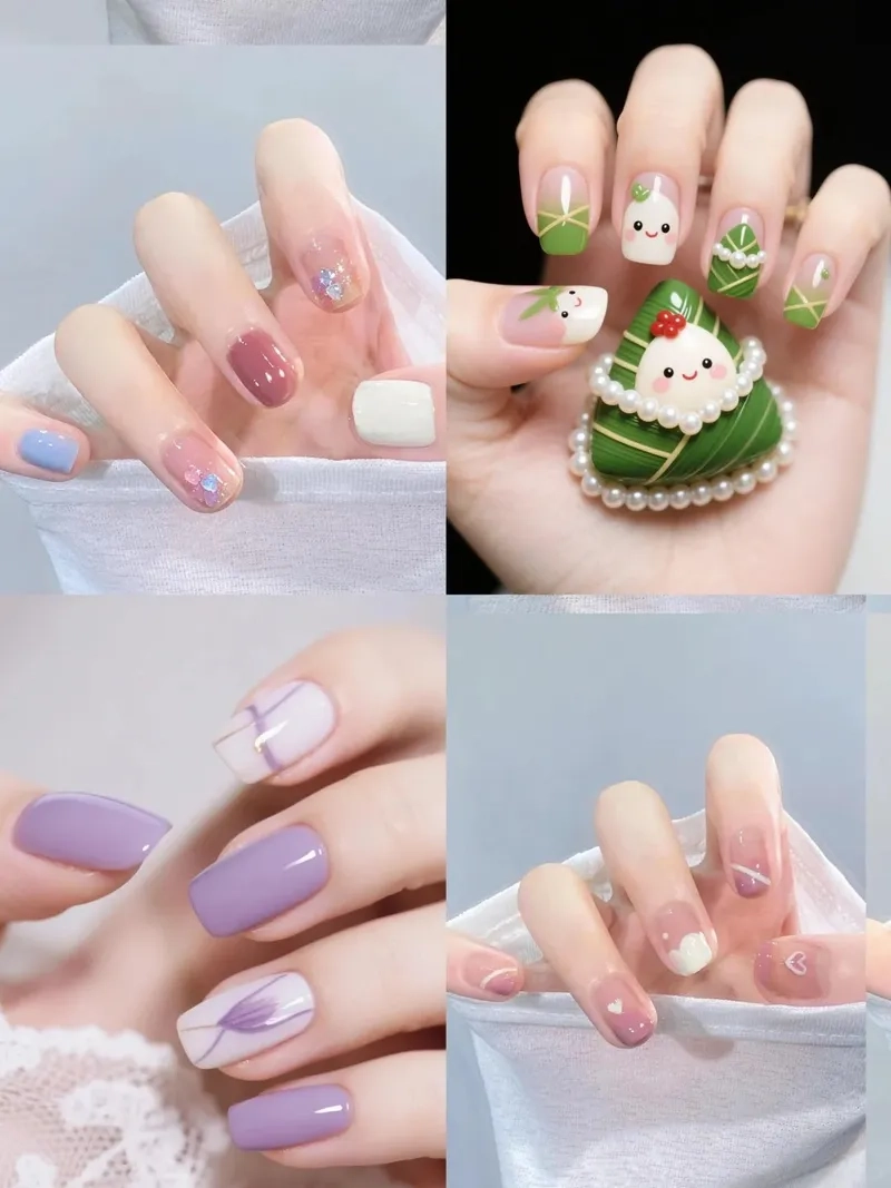 Đơn giản và tinh tế với mẫu nail hàn quốc đơn giản