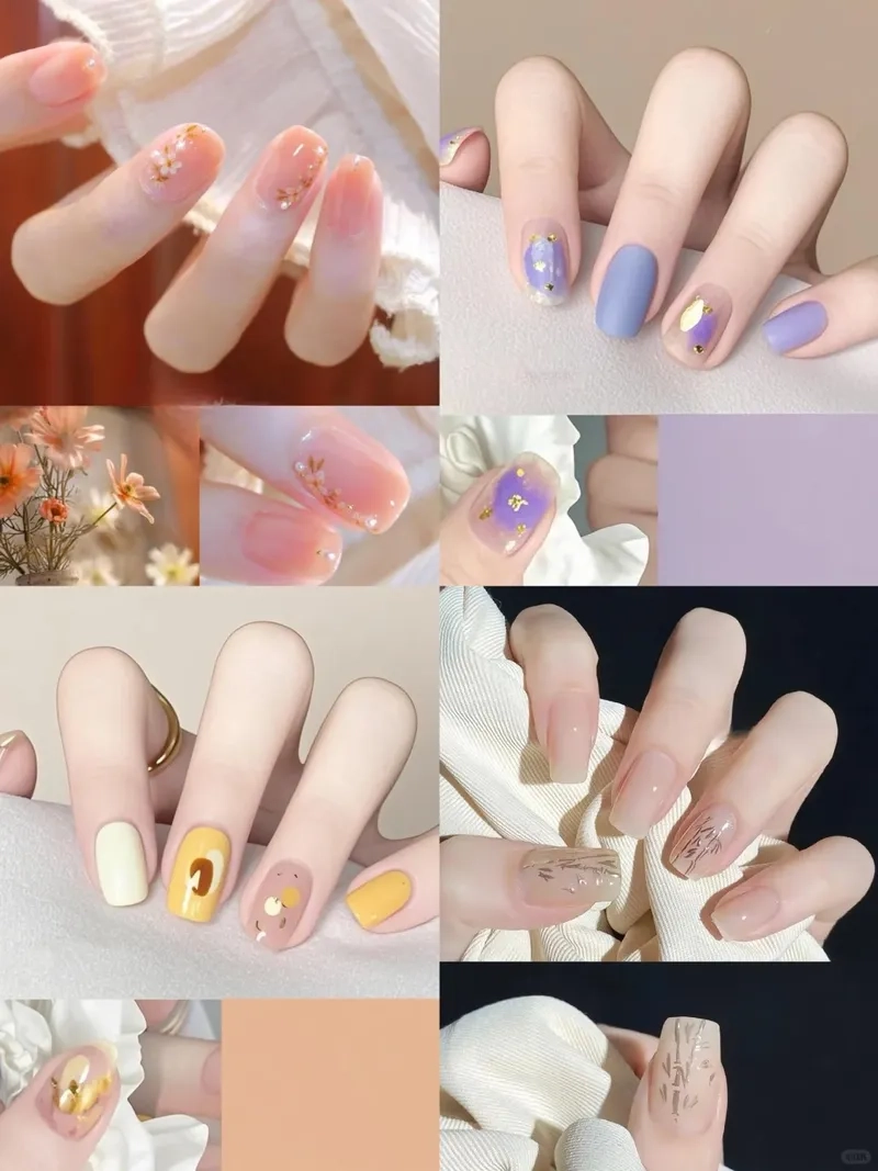 Lấp lánh với mẫu nail tráng gương hàn quốc siêu hot