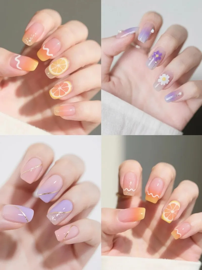 Phong cách ấn tượng với nail phong cách hàn quốc mới nhất