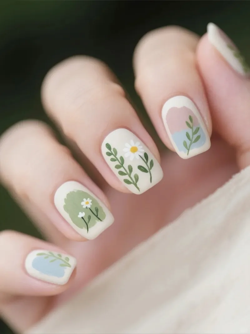 Tự tin với móng tay đính hoa đẹp đầy nữ tính