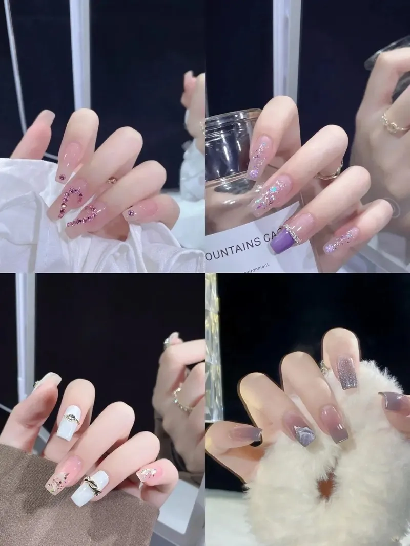 Tôn vinh vẻ đẹp bàn tay qua những mẫu nail vuông thời thượng