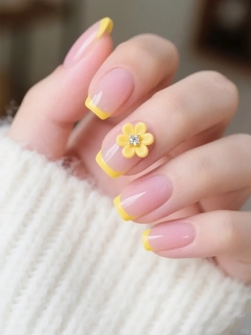 Những điểm nhấn thú vị cho bộ móng qua kiểu móng tay vuông đặc sắc