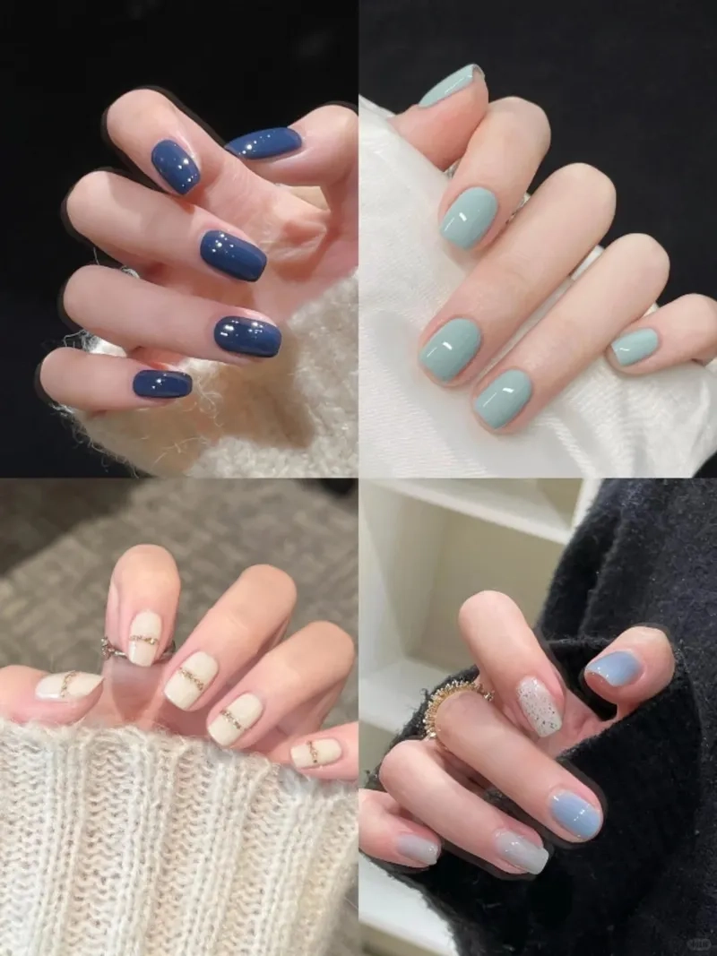 Tỏa sáng với màu móng trơn đẹp thời thượng