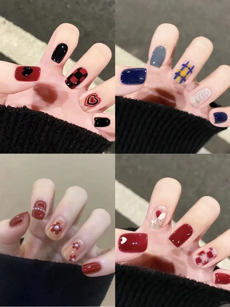 Đổi mới phong cách với mẫu nail vuông ngắn cực hot