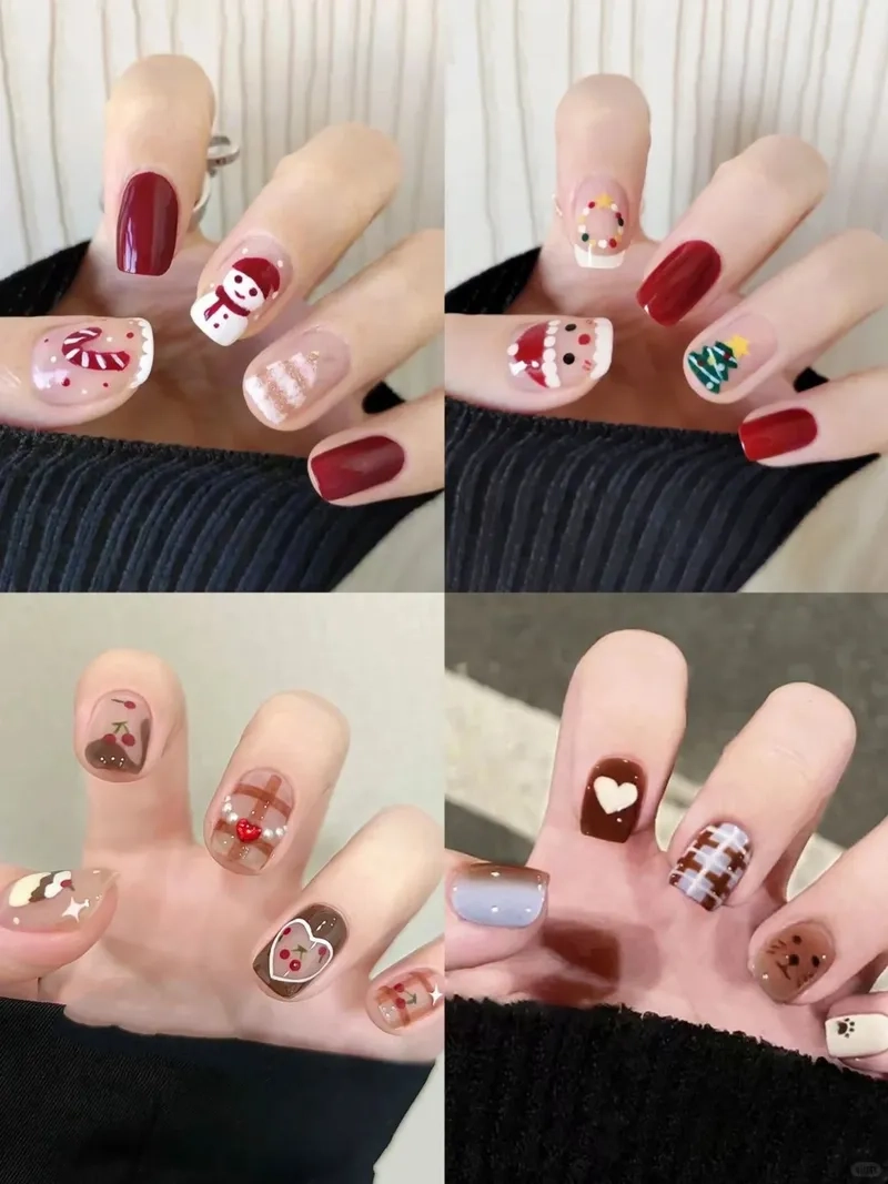 Những mẫu móng tay vuông ngắn đẹp khiến ai cũng mê