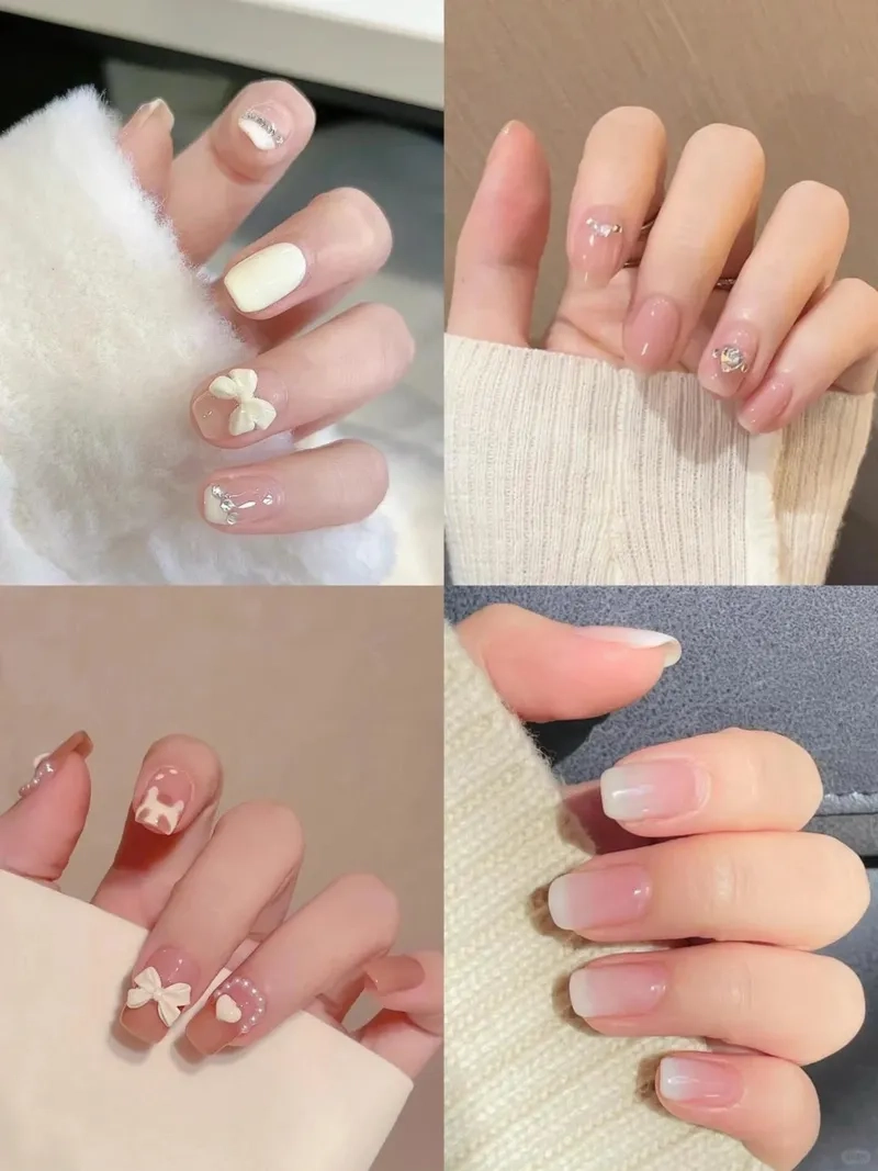 Trẻ trung phá cách cùng mẫu móng úp vuông đẹp