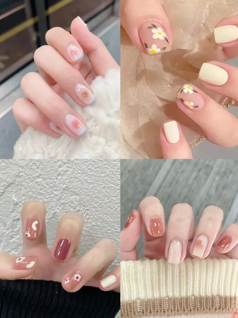 Nổi bật giữa đám đông với mẫu nail dài vuông ấn tượng