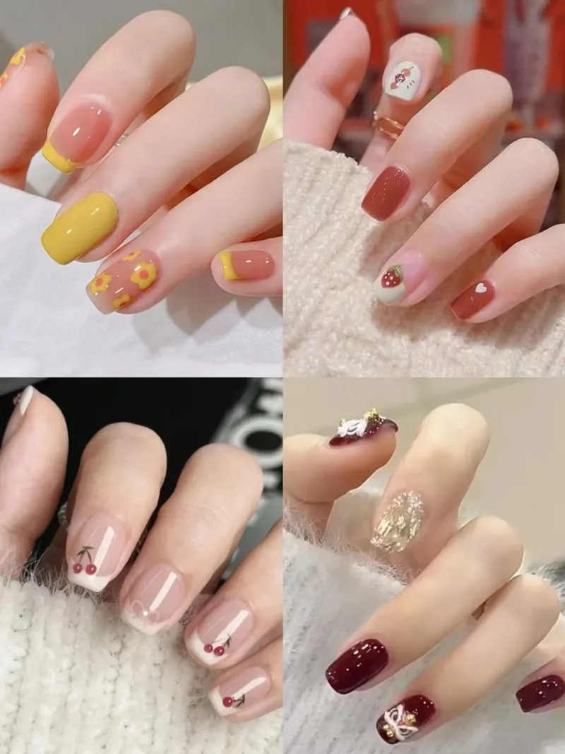 Hô biến đôi tay cùng nail móng vuông nổi bật