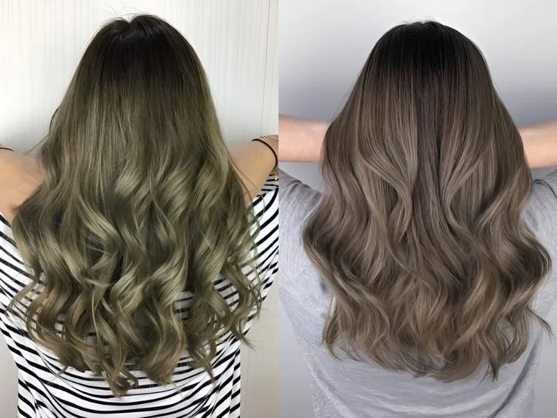 Tóc màu nâu rêu mang lại phong cách trẻ trung và thời thượng