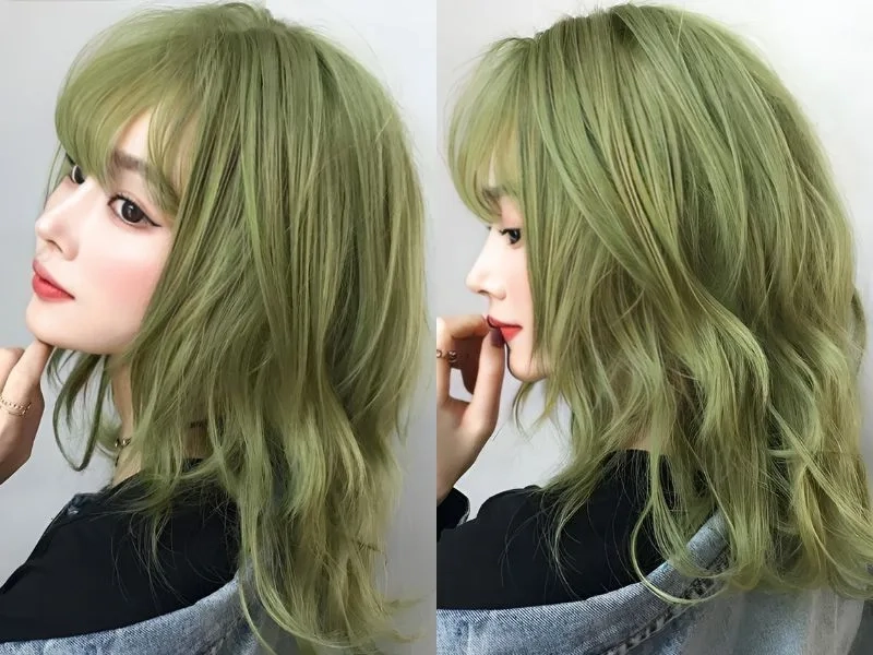 Nâu rêu sáng giúp mái tóc bạn thêm phần nổi bật