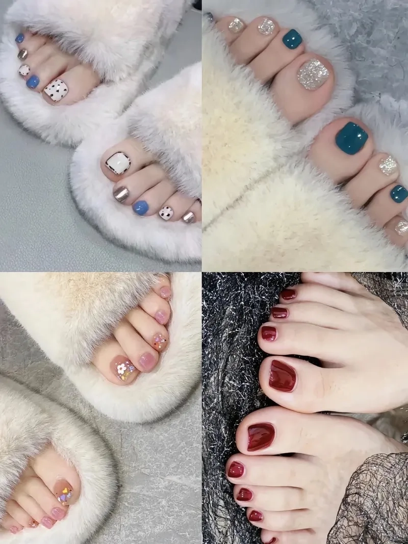 Khám phá bộ sưu tập móng chân đẹp khiến bạn không thể rời mắt