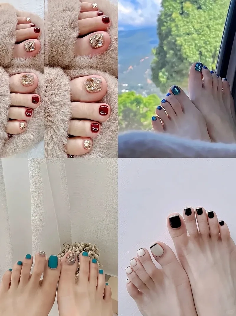 Dễ dàng chọn lựa với những những mẫu móng chân đẹp đơn giản dễ làm