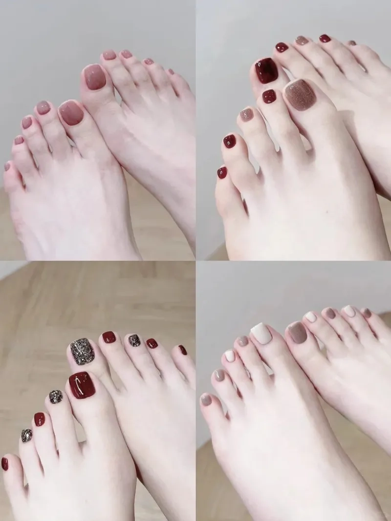 Hướng dẫn chọn lựa kiểu dáng với kiểu sơn móng chân đẹp tinh tế