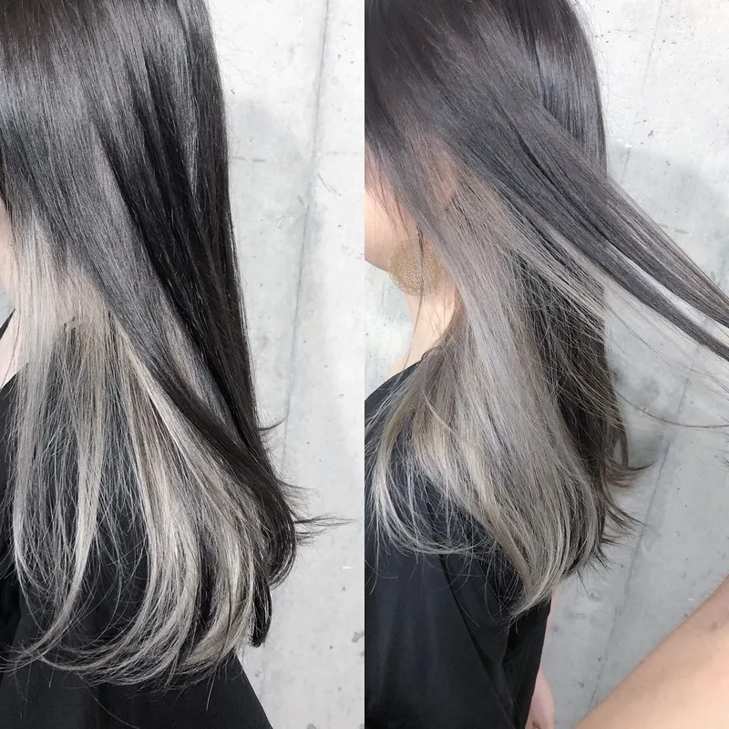 Thử ngay kiểu nhuộm độc đáo với móc light xám khói ấn tượng