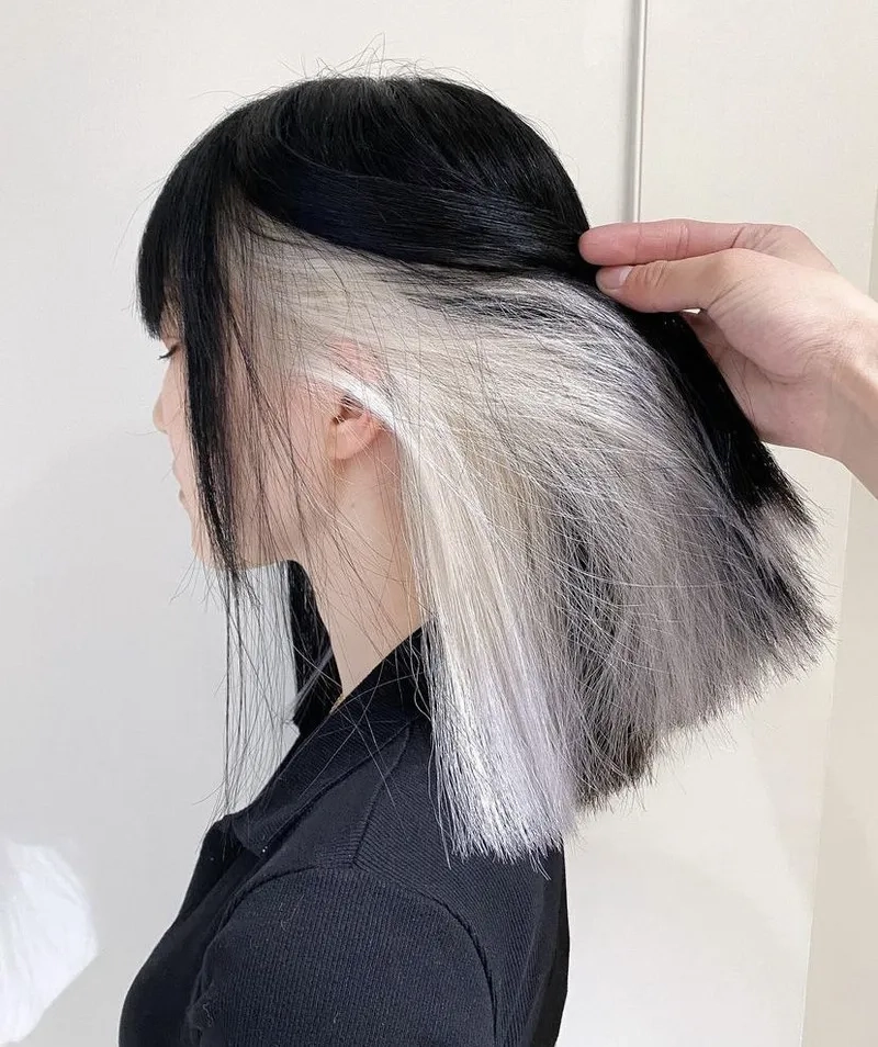 Tự tin thay đổi với kiểu nhuộm tóc highlight màu khói hiện đại