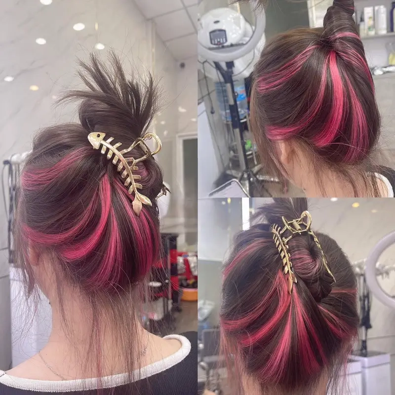 Kiểu tóc cá tính nổi bật nhờ nhuộm line gáy sang trọng