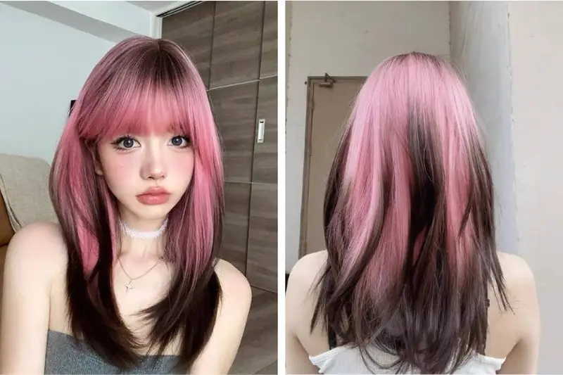 Nổi bật mọi ánh nhìn với kiểu móc light hồng ngọt ngào